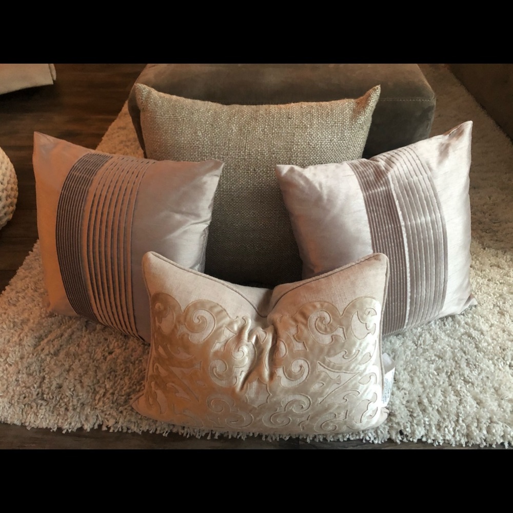 4 pillows from pier one imports. New! Asking $63